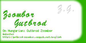 zsombor gutbrod business card